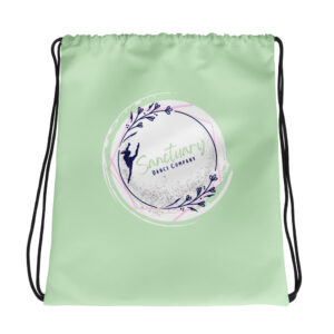 SDC Logo Drawstring Bag- Green