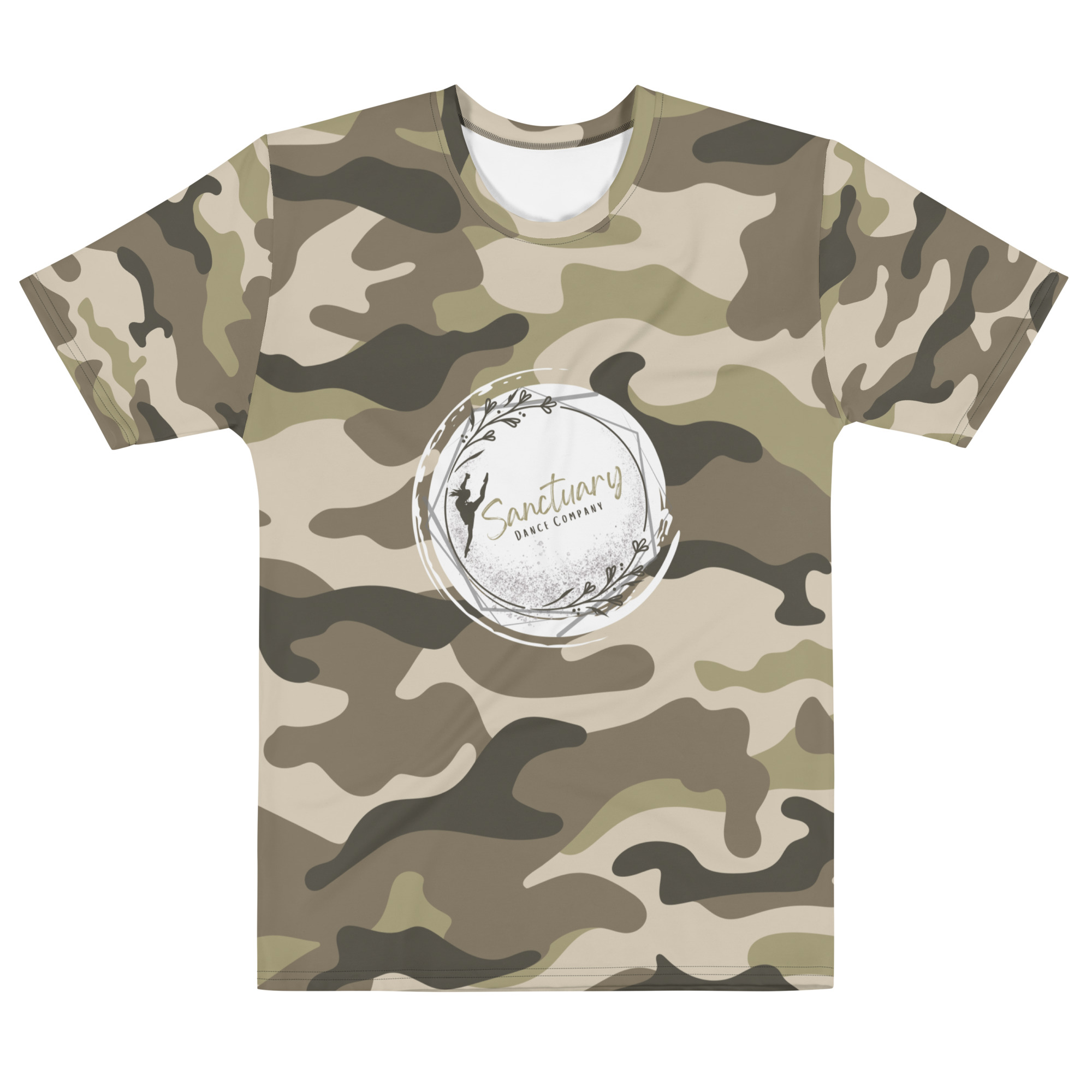 SDC Logo Men's Camouflage T-Shirt- Green