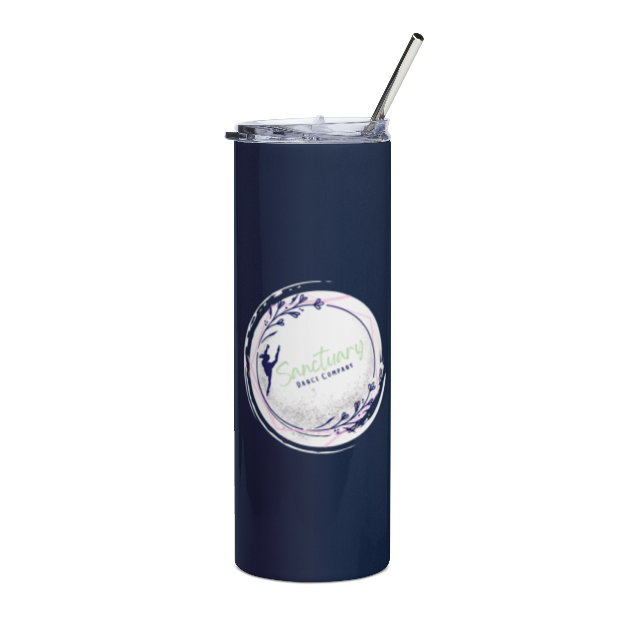 SDC Logo Stainless Steel Tumbler- Navy